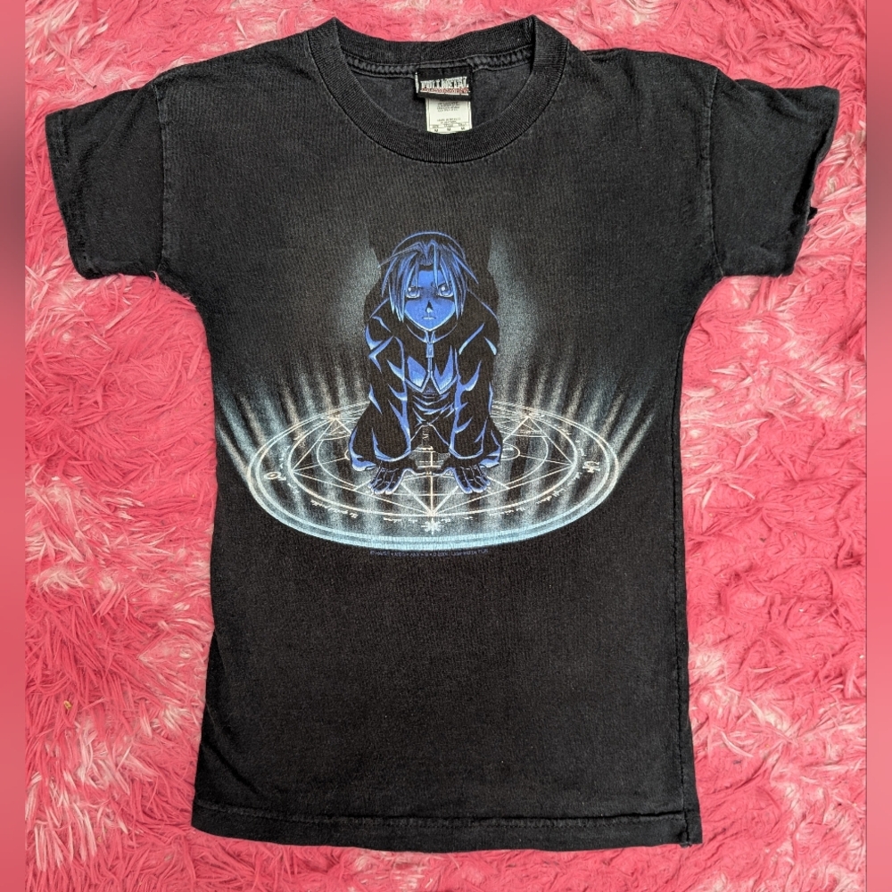Vintage 2004 Rare FULLMETAL ALCHEMIST Edward Elric T Shirt